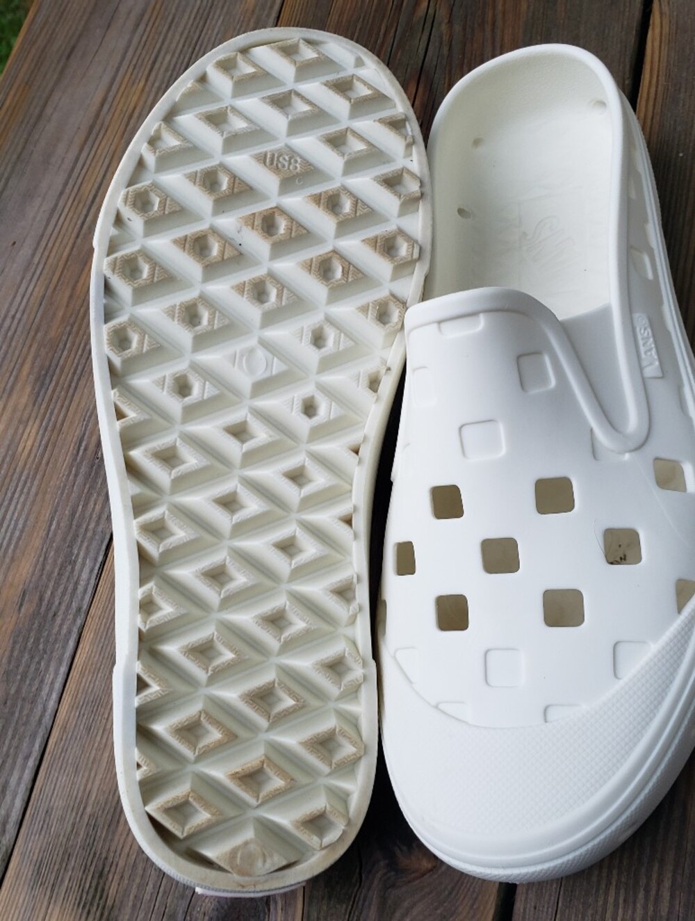 Van's Men's Slip-on Mule Trk Marshmallow - Picture 4 of 8